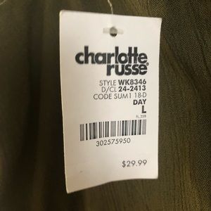Charlotte Russe Pants - A green Jumper Charlotte Russe Pants - A green Jumper